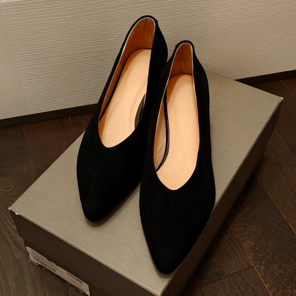 Customise no brand suede 5cm high heel